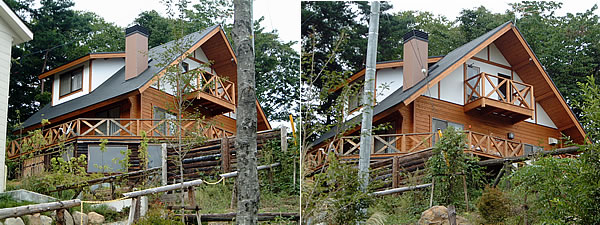 スーパーログハウス写真